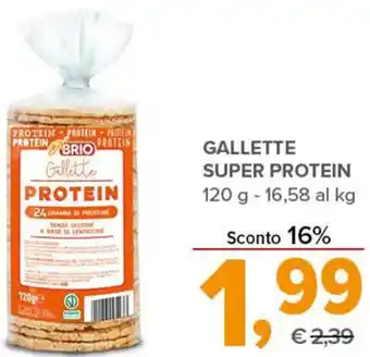 Todis GALLETTE SUPER PROTEIN 120 g offerta