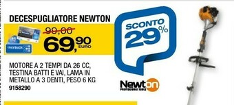 Bricofer Newton Decespugliatore offerta