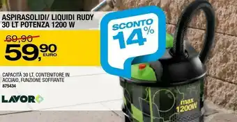 Bricofer Bidone aspiratutto offerta