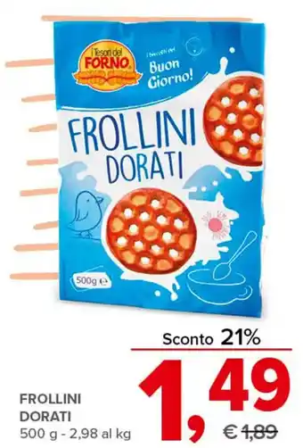 Todis FROLLINI DORATI 500 g offerta