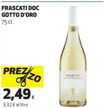 Coop Gotto d'oro Frascati Doc offerta