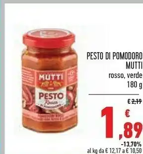 Conad Superstore Mutti Pesto offerta