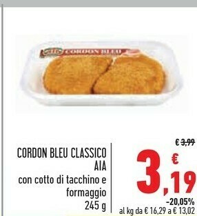 Conad Superstore Aia Cordon bleu offerta