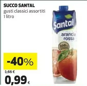 Coop Santal Succo offerta