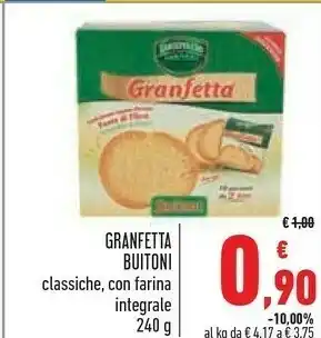 Conad Superstore Buitoni Fette biscottate offerta
