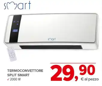 Todis TERMOCONVETTORE SPLIT SMART 2000 W offerta