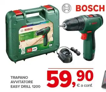 Todis BOSCH TRAPANO AVVITATORE EASY DRILL 1200 offerta