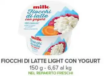 Todis FIOCCHI DI LATTE LIGHT CON YOGURT 150 g offerta