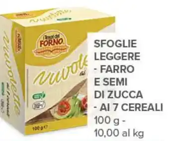 Todis SFOGLIE LEGGERE - FARRO E SEMI DI ZUCCA - AI 7 CEREALI 100 g offerta
