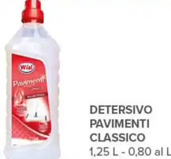 Todis DETERSIVO PAVIMENTI CLASSICO 1,25 l offerta