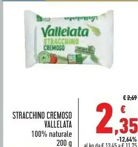 Conad Vallelata Stracchino offerta