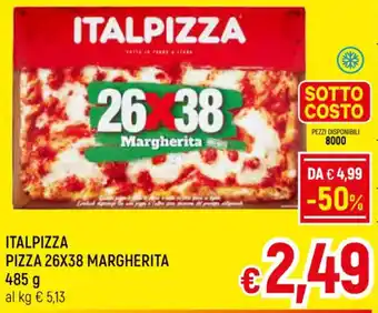 A&O ITALPIZZA PIZZA 26X38 Margherita 485 gMARGHERITA offerta
