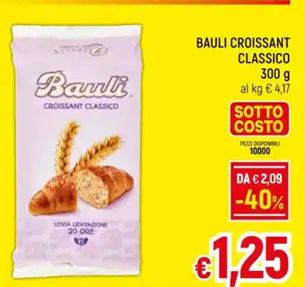 A&O BAULI CROISSANT CLASSICO 300 g offerta