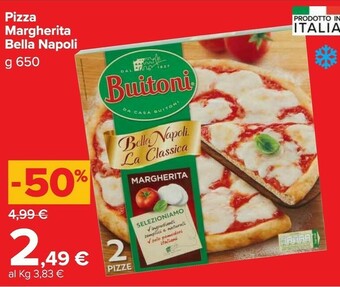 Carrefour Market Buitoni Pizza Margherita Bella Napoli offerta