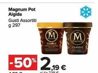 Carrefour Market Algida Magnum Pot White 297 G(ml) offerta