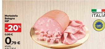 Carrefour Market Mortadella Bologna IGP offerta