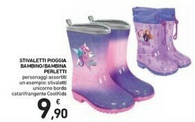 Conad Perletti Stivaletti Pioggia Bambino/ Bambina offerta