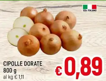 A&O CIPOLLE DORATE 800 g offerta