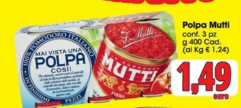 Carrefour Market Mutti Polpa offerta