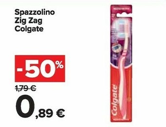 Carrefour Market Colgate Spazzolino Zig Zag offerta
