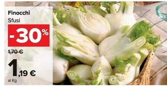 Carrefour Market Finocchi Sfusi offerta