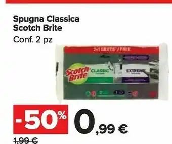 Carrefour Market Scotch-brite Spugna Classica offerta