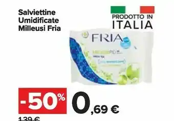 Carrefour Market Fria Salviettine Umidificate offerta