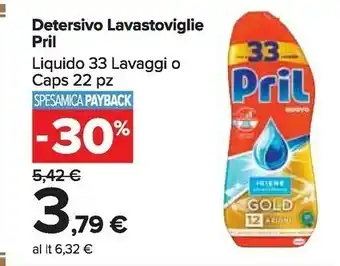 Carrefour Market Pril Detersivo Lavastoviglie offerta