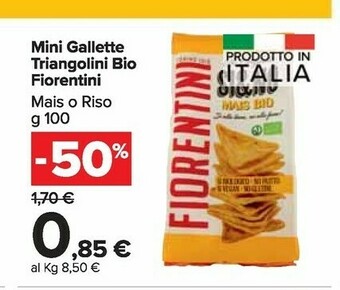 Carrefour Market Fiorentini - Bio Mini Gallette Di Mais offerta