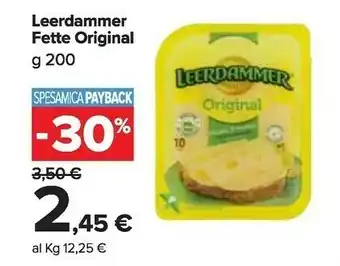 Carrefour Market Leerdammer Original 8 Fette 200 G(ml) offerta