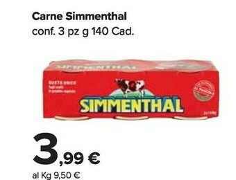 Carrefour Market Simmenthal Carne offerta