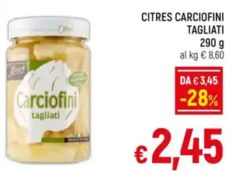 A&O CITRES CARCIOFINI TAGLIATI 290 g offerta