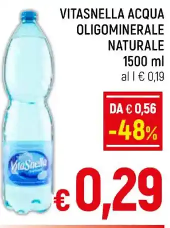 A&O VITASNELLA ACQUA OLIGOMINERALE NATURALE 1500 ml offerta