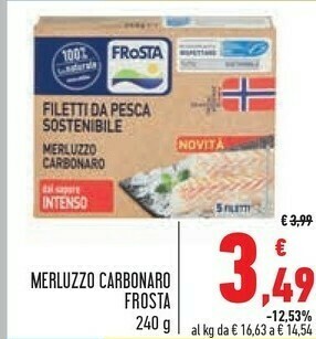 Conad Frosta Filetti di merluzzo offerta