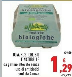 Conad Le Naturelle Uova offerta