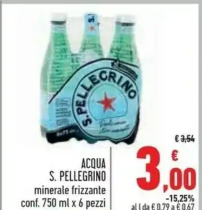Conad Acqua frizzante offerta