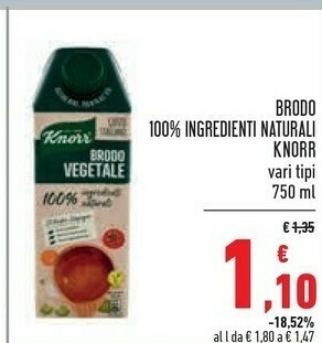 Conad Knorr Brodo offerta