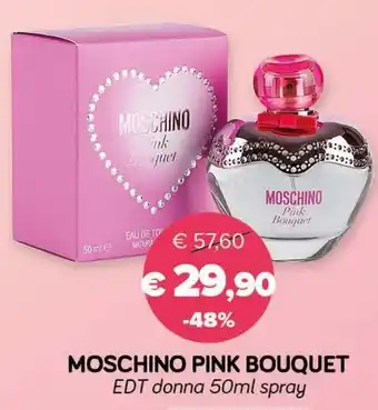 Il Tulipano MOSCHINO PINK BOUQUET EDT donna 50ml spray offerta