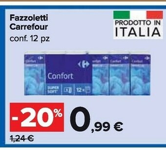 Carrefour Market Carrefour Fazzoletti offerta
