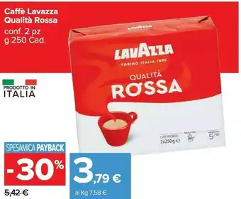 Carrefour Market Lavazza Qualita Rossa 250 G offerta