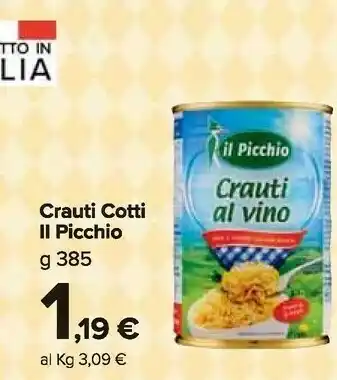 Il picchio Crauti Cotti