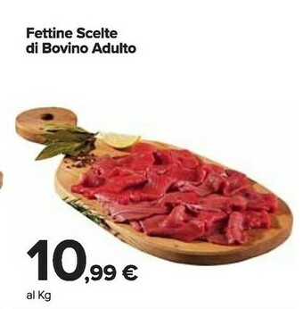 Carrefour Market Fettine Scelte Di Bovino Adulto offerta