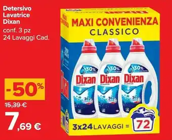 Carrefour Market Dixan Detersivo Lavatrice offerta