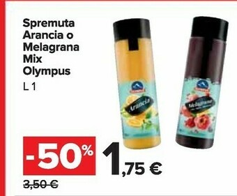 Olympus Spremuta Arancia O Melagrana Mix