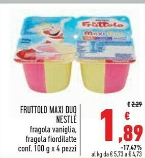 Conad Nestlè Fruttolo offerta