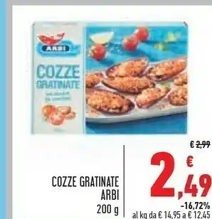Conad Arbi Cozze offerta