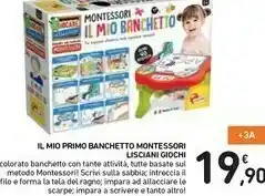 Conad Liscianigiochi Il Mio Primo Banchetto Montessori offerta