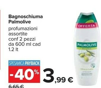 Carrefour Palmolive Bagnoschiuma offerta