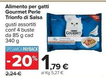 Carrefour Perle Cibo per gatti offerta
