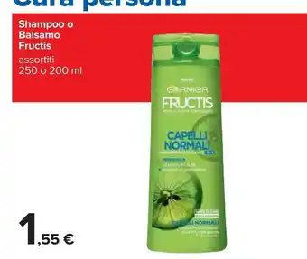 Carrefour Garnier Shampoo offerta